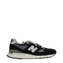 New Balance Sneakers 998 Men's Suede Black/Cement