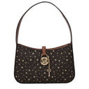 Michael Kors Lyra Women's Handbag Brown Fabric