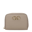 Salvatore Ferragamo Women's Wallet Leather Beige/Tan