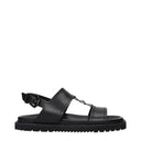 Versace Men's Leather Sandals Black