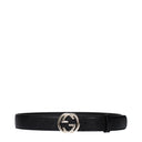 Gucci Women's Leather Belt Black