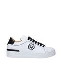 Philipp Plein Hexagon Men's Sneakers White/Black Leather