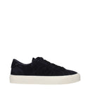 Moncler Sneakers Monaco 2 Men's Suede Blue/Navy Blue