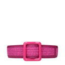 Max Mara Women's Weekend Belt Raffia Fuchsia