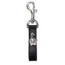 Versace Key Holder Men Black Leather