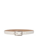 Alexander Mc Queen Women's Belt White/Ivory Leather