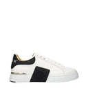 Philipp Plein Hommes Baskets Cuir Blanc