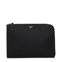 Fendi Selleria Pochette Men's Leather Black