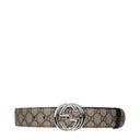 Gucci Men's Beige Fabric Belt