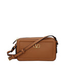 Valentino Garavani Alltime Women's Crossbody Bag Brown/Almond Leather