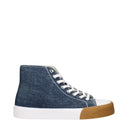 Loewe Men's Sneakers Blue/Denim Fabric