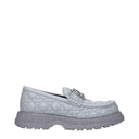 Christian Dior Buffalo Loafers Men's Gray Leather