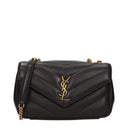 Saint Laurent Loulou Women's Shoulder Bag Grey/Urban Grey Leather