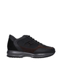 Hogan Interactive Sneakers Men's 生地 ブラック/ブラウン