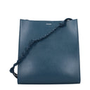 Jil Sander Tangle Umhängetasche Damens Leder Blau/Meer