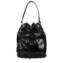 Prada Bolsos Duet Mujers Negro Charol