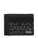 Dolce&Gabbana Dokumentenhalter Herren Schwarzes Leder