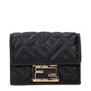 Fendi Women's Wallet Leather Black