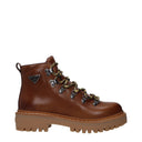 Prada Damess Laarzen Bruin/Cognac Leer