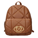 Love Moschino Backpacks And Shoulder Bags Women Polyurethane Brown/Camel