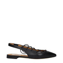 Moschino Women's Sandals Black Leather