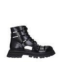 Alexander Mc Queen Women's Boots Black Leather