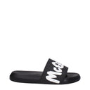 Alexander Mc Queen Women's Slip Ons And Clogs Rubber Black/White