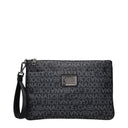 Dolce&Gabbana Men's Pouch Fabric Black/Light Gray