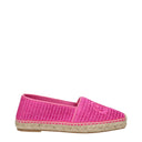 Max Mara Weekend Damess Stoffen espadrilles fuchsia/orchidee