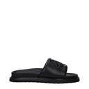 Pantuflas y zuecos Christian Dior para hombre en cuero negro