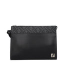 Fendi Pochette Man w kolorze srebrnym czarnym