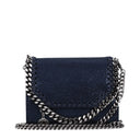 Stella Mc Cartney Women's Wallet Eco Suede Blue/Ink