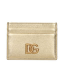 Dolce&Gabbana Damens Dokumentenhalter aus goldenem Leder