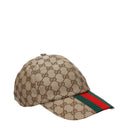 Gucci Herrens Hut Polyester Beige/Ebenholz