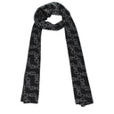 Jimmy Choo Laila Scarves Women Acetate Black/Gunmetal