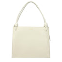 Borsa Jil Sander Giro Donna Pelle Beige/Guscio d'uovo