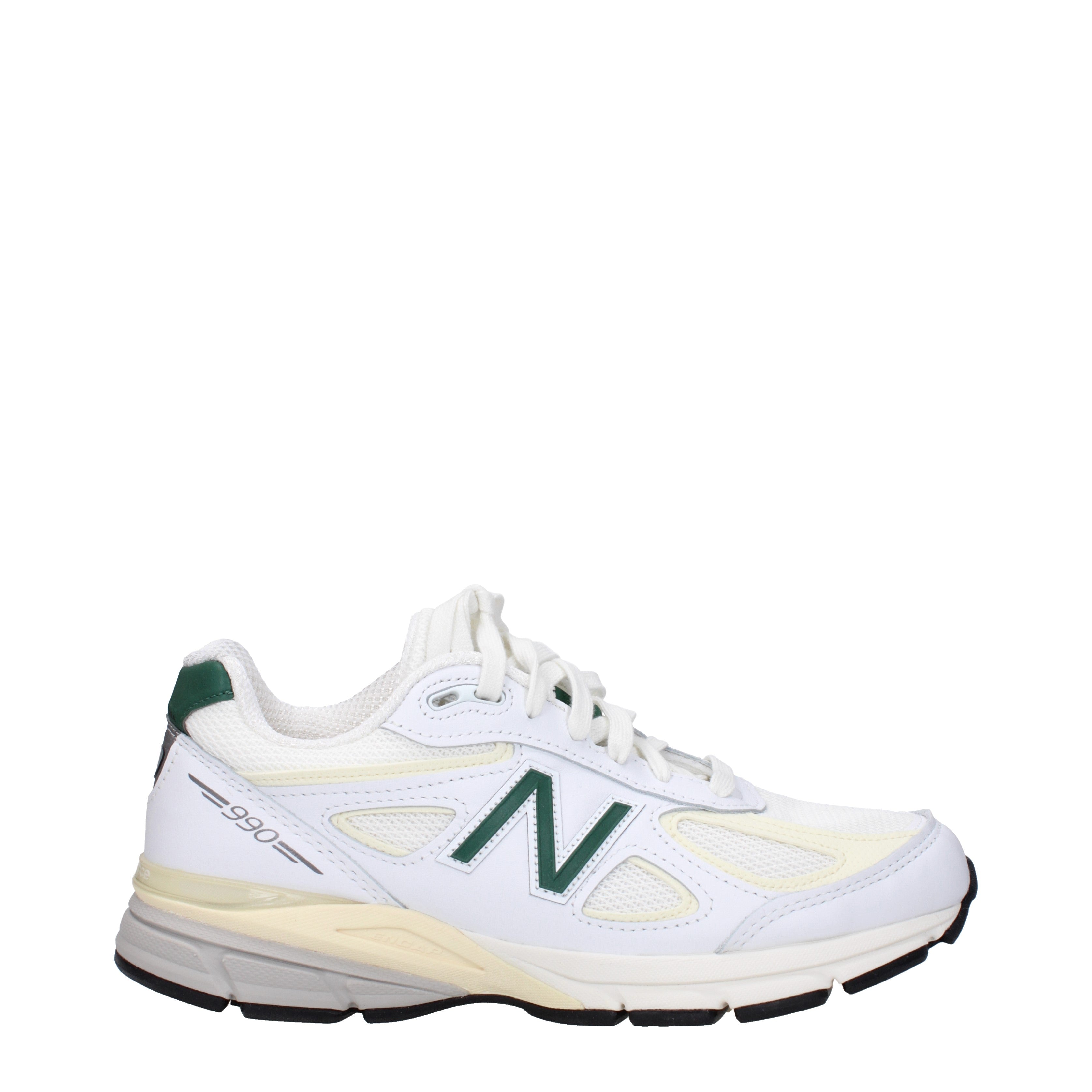 New Balance Sneakers 990 Uomo Pelle Bianco/Verde � Balardi