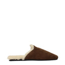 Prada Damens Sandalen und Clogs Wildleder Braun/Kakao