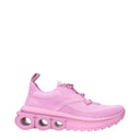 Salvatore Ferragamo Sneakers Nima Knit Women's Fabric Pink/Bubble
