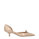 Salvatore Ferragamo Gyoia Women's Sandals Patent Leather Beige/Nude