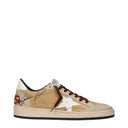 Golden Goose Ball Star Men's Sneakers Suede Beige/Latte