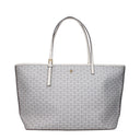 Tory Burch Women's Gemini Leather Shoulder Bag Beige/Ivory