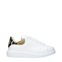 Alexander Mcqueen Sneakers Übergröße Herren Leder Weiß/Mehrfarbig