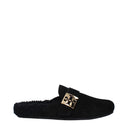 Tory Burch Mellow Mujers Zuecos y mules de ante negro