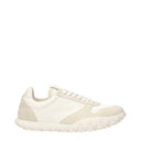 Jil Sander Sneakers Moon Damens Stoff Weiß/Grau