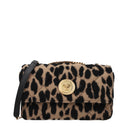 Versace Damens Umhängetaschen Braun/Schwarze Wolle