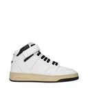 Saint Laurent Men's Sneakers White/Black Leather