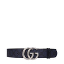 Gucci Men's Belt Fabric Blue/Dark Blue