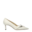 Jimmy Choo Alix Damens Weiße/Latte-Pumpe