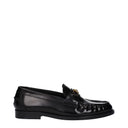 Versace Women's Leather Black Loafers
